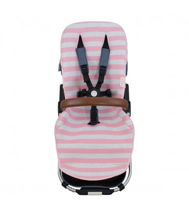Bugaboo Donkey - Vista frontal Pink Island