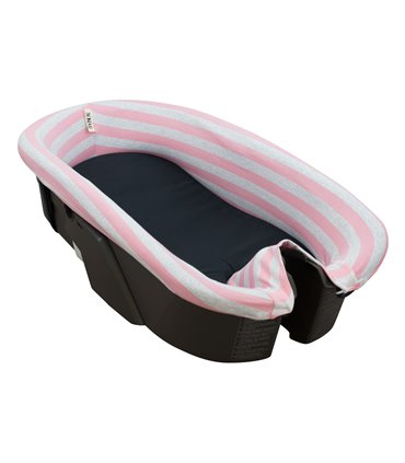 cubre capazo - Vista 3/4 Pink island