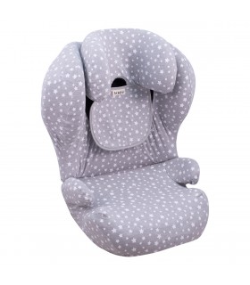 Cybex Juno Fix - Vista 3/4 Estrela Branca