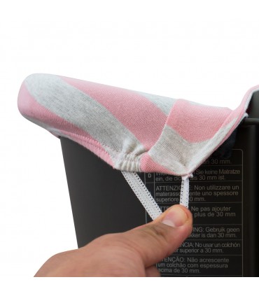 cubre capazo - Detalle elástico Pink island