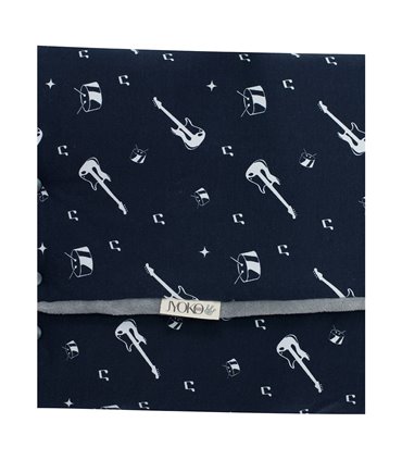 Saco capazo bebe - Detalle etiqueta Rock Hero