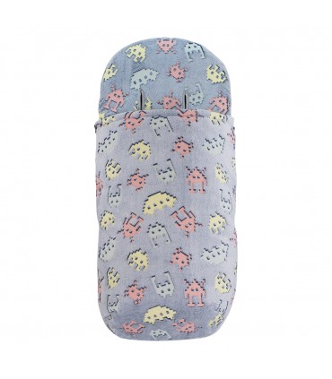 Saco silla paseo - Frontal desplegada Neon Invaders