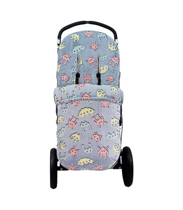 Saco silla paseo - Vista en cochecito Neon Invaders