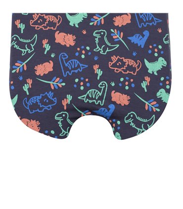 sábana bajera  - Detalle estampado Happy dino