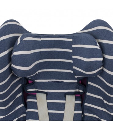 Cybex Sirona Q y Z i size - Detalle cabezal Sailor Stripes
