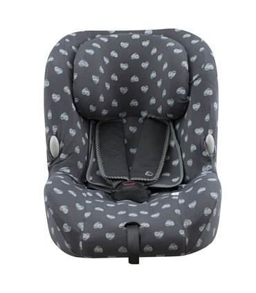Bebe Confort Milofix - Vista frontal Blue Heart