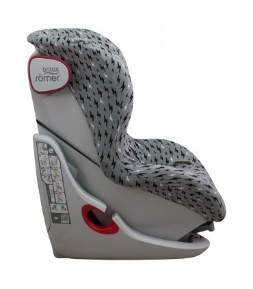 britax romer king ii - Vista lateral Black Rayo