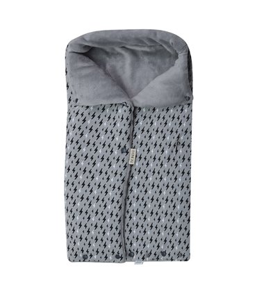 Saco capazo bebe - Vista frontal Black Rayo