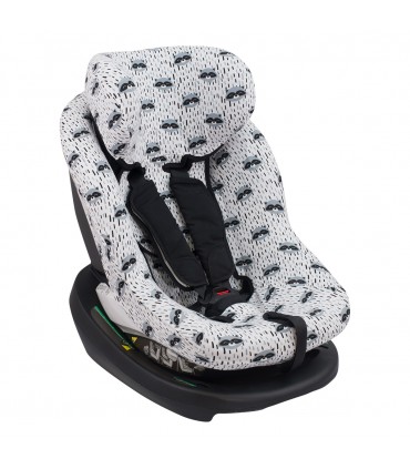 Besafe Izi Modular X1 - Vista 3/4 Racoon Town