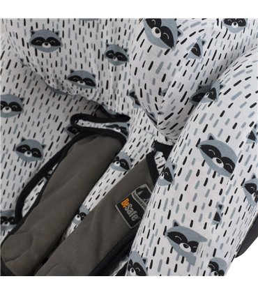 besafe izi plus  - Detalle cabezal Racoon Town