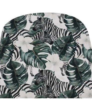 sábana bajera  - Detalle estampado zebra