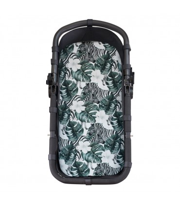 sábana bajera  - Vista frontal zebra