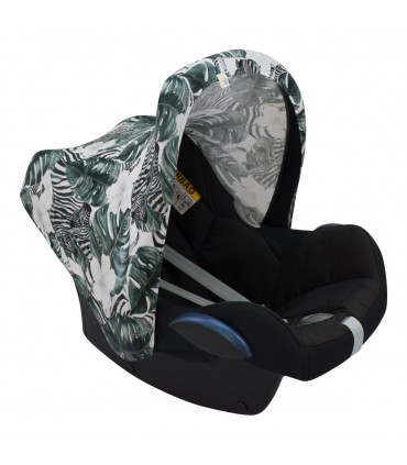 Maxi cosi portabebés - Vista 3/4 Zebra