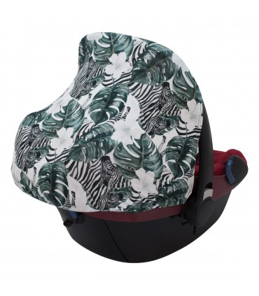 Maxi cosi Pebble y Bebe confort - Vista 3/4 trasera Zebra