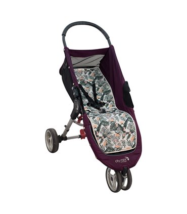 Jogger City mini y Joolz - Vista 3/4 desplegada African Sunset