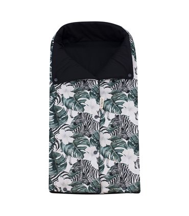 Saco capazo bebe - Vista frontal Zebra