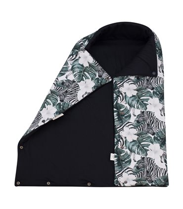 Saco capazo bebe - Vista interna y externa Zebra