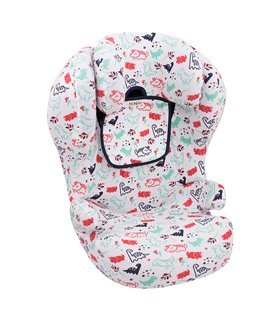 Cybex Juno Fix - Vista 3/4 Dino Party