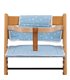 Stokke Tripp trapp - Vista frontal con retenedor Blue Sparkles