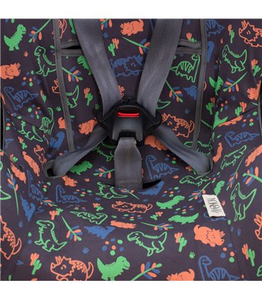 Klippan Kiss 2 - Ojal para correas de seguridad Happy Dino