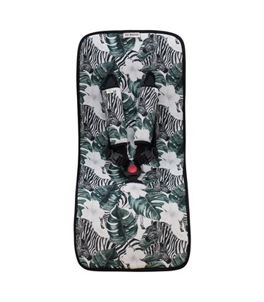 Colchoneta silla paseo - Vista frontal Zebra