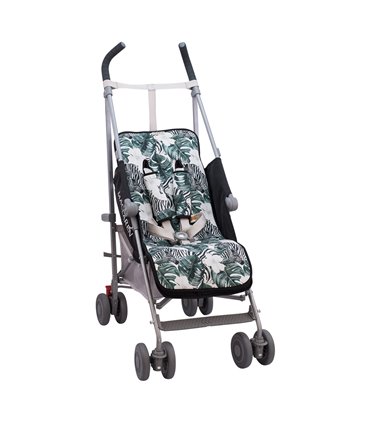 Colchoneta silla paseo - Vista 3/4 Zebra