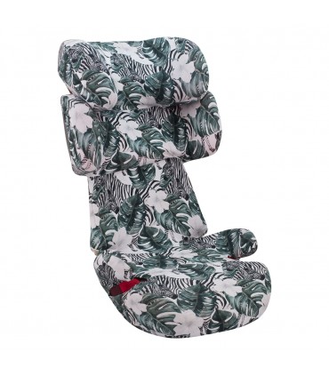 Cybex Solution X - Vista 3/4 desplegada Zebra