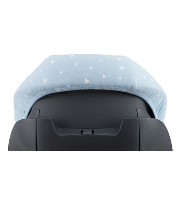 besafe izi sleep - Vista trasera Blue Sparkles