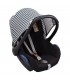Maxi cosi cabriofix - Vista 3/4 Vichy