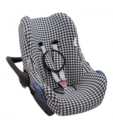 Maxi cosi Cabriofix, City mini e Inglesina - Vista 3/4 Vichy