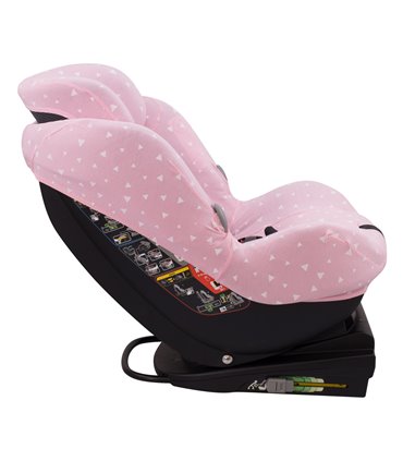 Bebe Confort Milofix - Detalle lateral Pink Sparkles