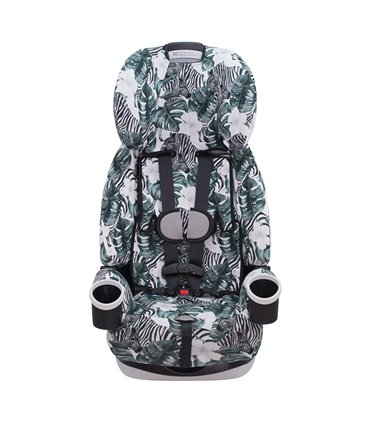 Graco 4ever - Frontal desplegada Zebra