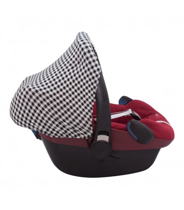 Maxi cosi Pebble y Bebe confort - Vista lateral Vichy