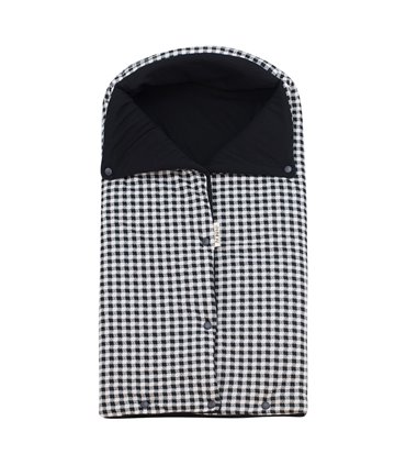 Saco capazo bebe - Vista frontal Vichy