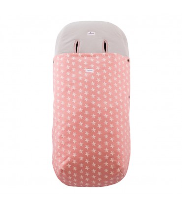 Saco silla paseo - Frontal desplegada Pink Star