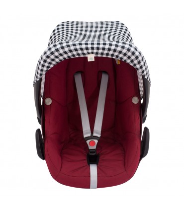 Maxi cosi Pebble y Bebe confort - Vista frontal Vichy