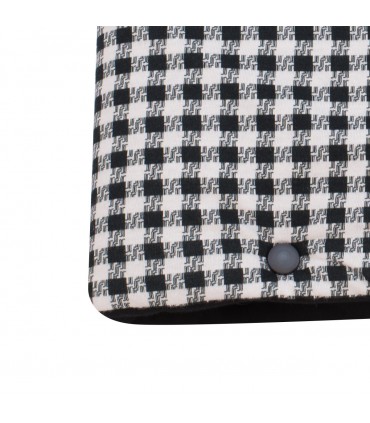 Saco capazo bebe - Detalle botón Vichy