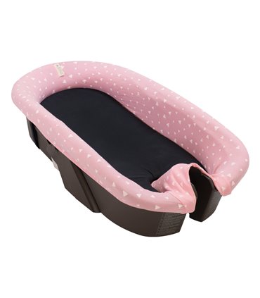 cubre capazo - Vista 3/4 Pink sparkles