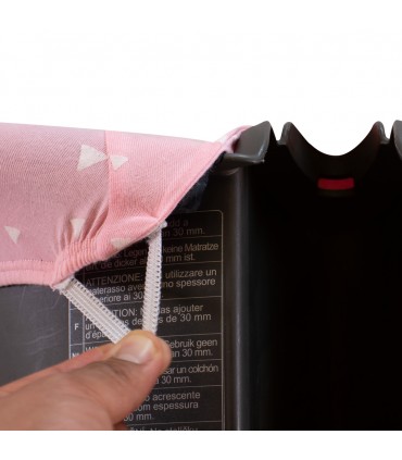 cubre capazo - Detalle elástico Pink sparkles