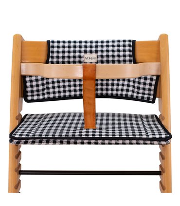 Stokke Tripp Trapp - Vista frontal con retenedor Vichy