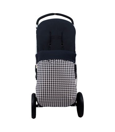 Saco silla paseo - Vista en cochecito Vichy