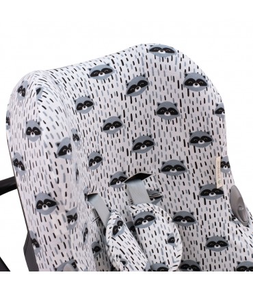 Maxi cosi Cabriofix, City mini e Inglesina - Detalle ojal superior Racoon Town