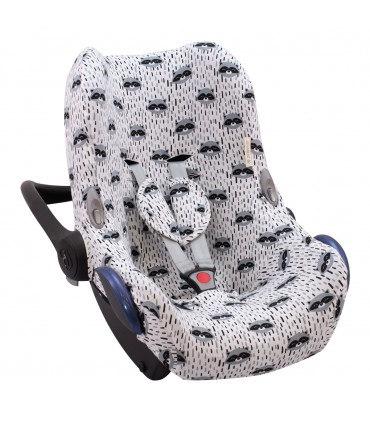Maxi cosi Cabriofix, City mini e Inglesina - Vista 3/4 Racoon Town