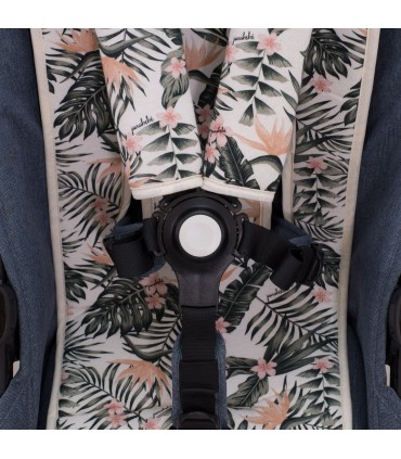 cochecito gemelar - Ojal para correas de seguridad African sunset