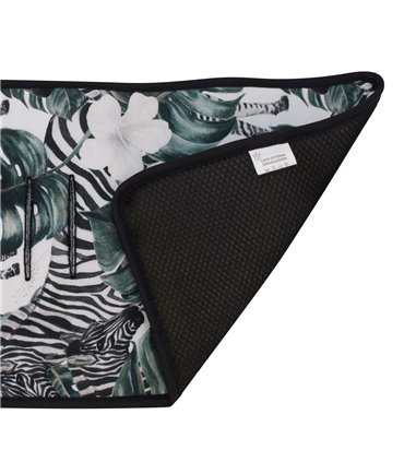 cochecito gemelar - Detalle posterior zebra