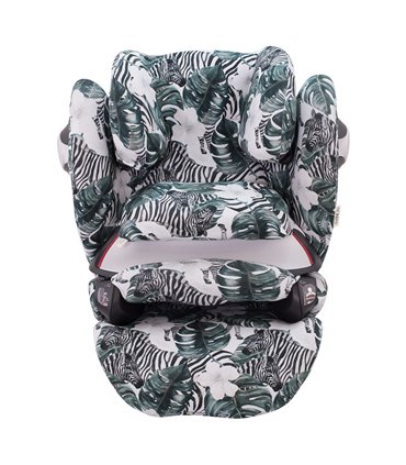 Cybex Pallas M-Fix y S-Fix - Vista frontal Zebra