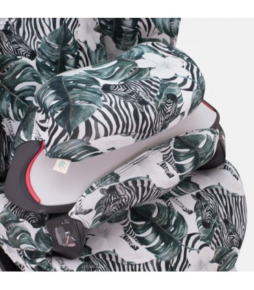 Cybex Pallas M-Fix y S-Fix - Vista 3/4 inferior Zebra