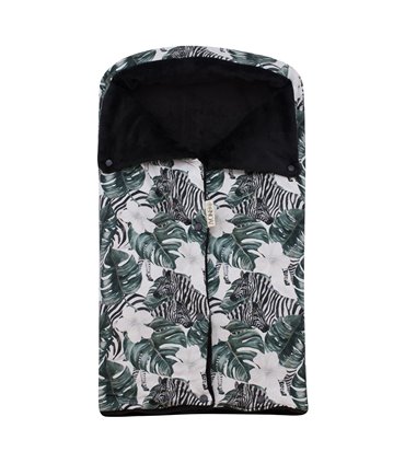 Saco capazo bebe - Vista frontal Zebra