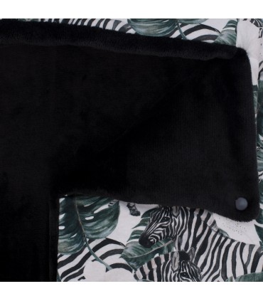 Saco capazo bebe - Detalle botón Zebra