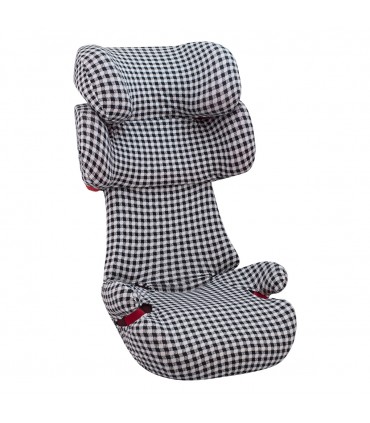 Cybex Solution X - Vista 3/4 desplegada Vichy